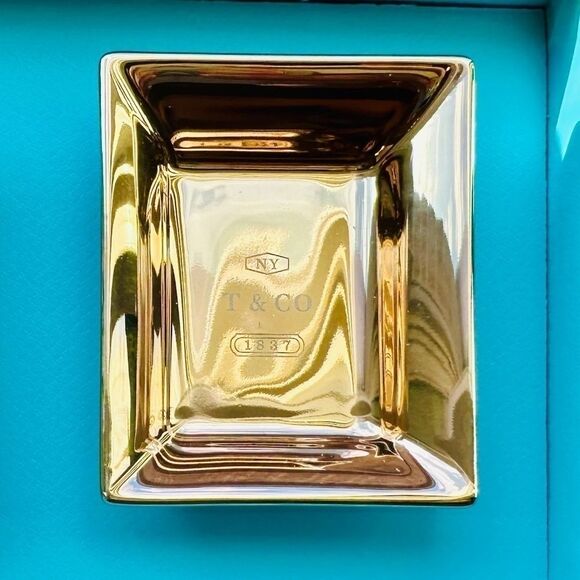 Tiffany & Co Metallic Vide Poche - Picture 1 of 2